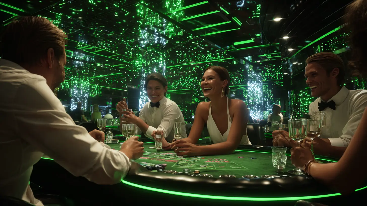 Usuarios disfrutando del casino en vivo desde móvil con audio